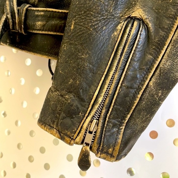 🔅SOLD $575 Lee Trevor Vintage Rare Motorcycle Jacket/Made in France, Rare - Picture 8 of 12